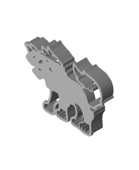 Dog Cookie Cutter, Biscuit Cutter 3d model