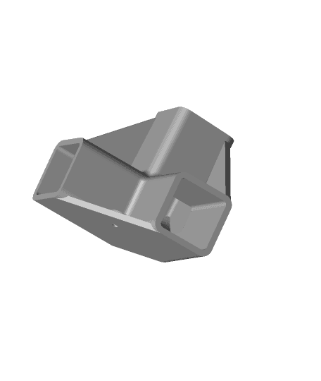 Print Table Contest - Corner Connecter and Foot for 1" Aluminum Extrusion. 3d model