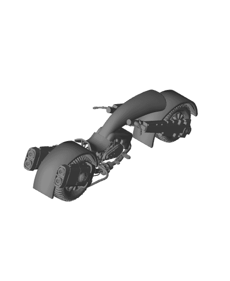 SciFi  Bike.obj 3d model