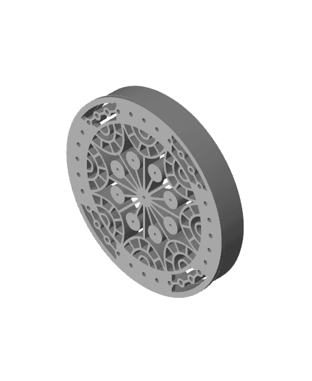 Mandala Cookie Cutter, Biscuit Cutter 3d model