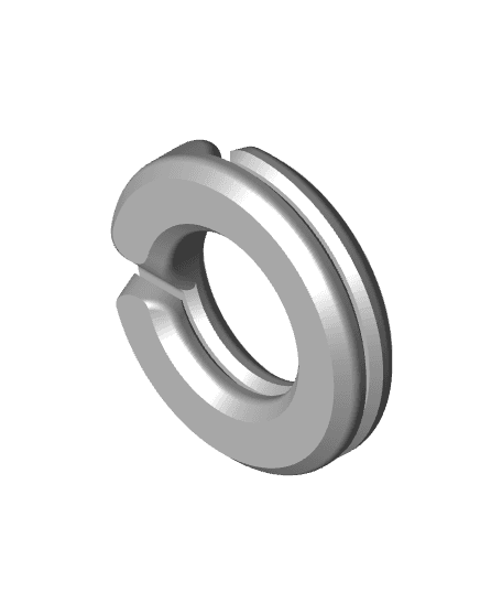 EZPZ Jumpring 0.5" // Keychain Ring 3d model