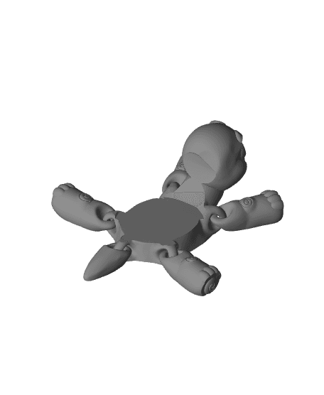 Articulated Land Turtle 3d model