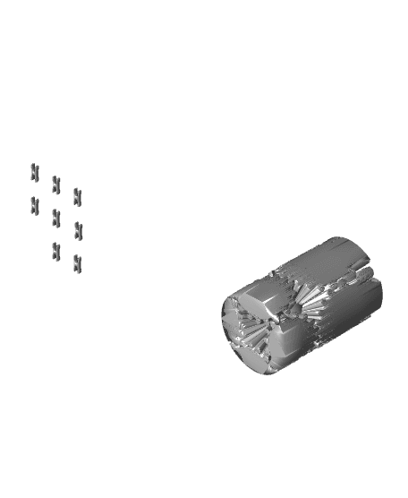 Gear Cylinder by TNTBA 3d model
