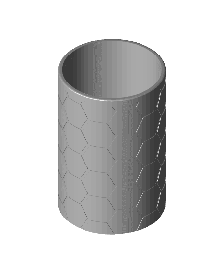 Hex Can Coozie 3d model