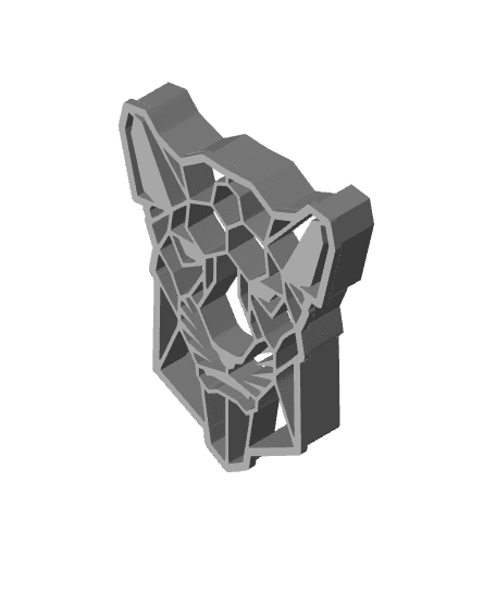 Geometric Puma Cookie Cutter, Biscuit Cutter 3d model