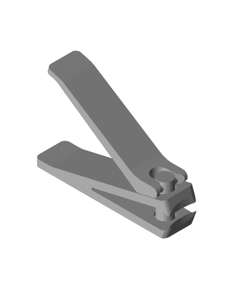 The most useless nail clipper in the world 3d model