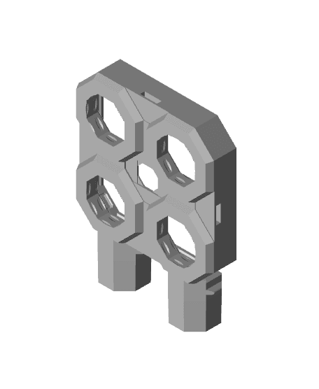 1x1 Multigrid Base Plate pushfit.stl 3d model