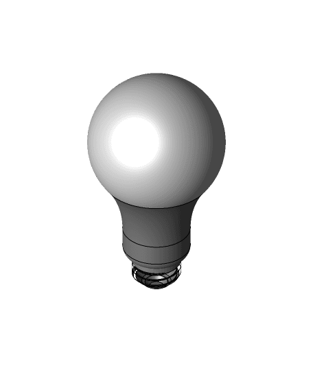 LED Light Bulb v1.stl 3d model