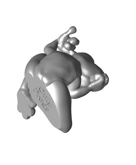 Hear No Evil Frog 3d model