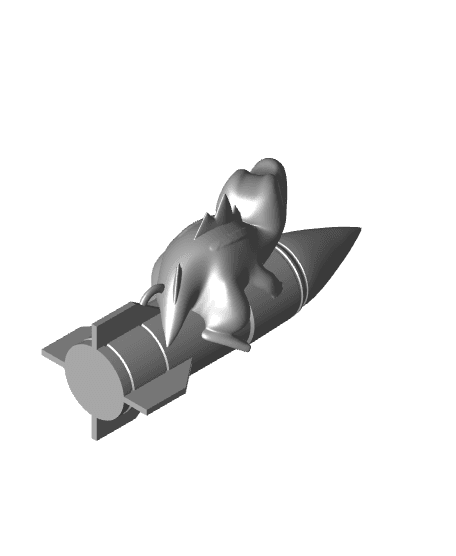 Missile Totodile 3d model