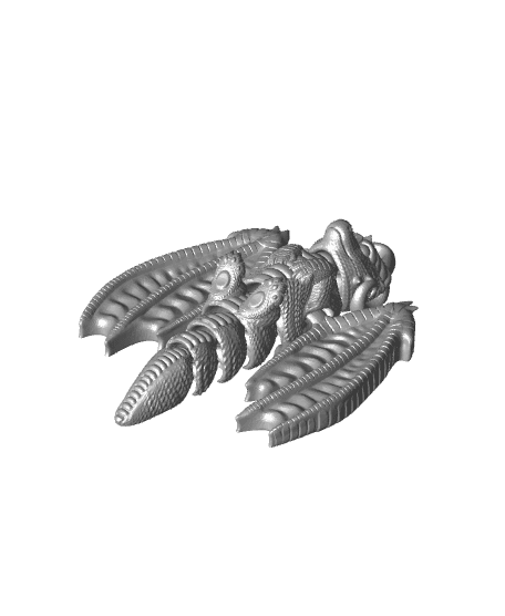 Dragon Wiggle Keychain 3d model