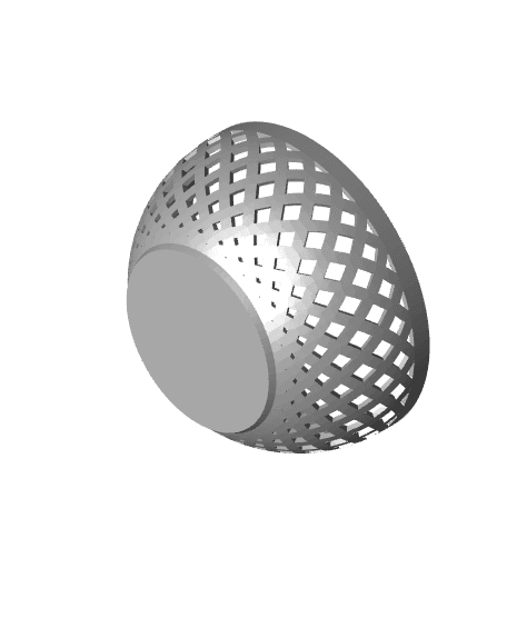 Basket Bowl - Print-in-Place 3d model