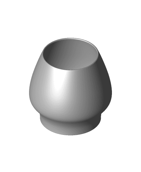 Wide Vase 3d model