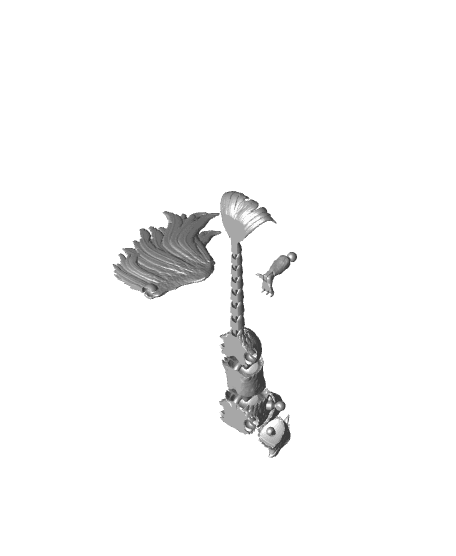 Articulated Griffin 3d model