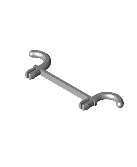 Cable Hooks // Peg Anything 3d model