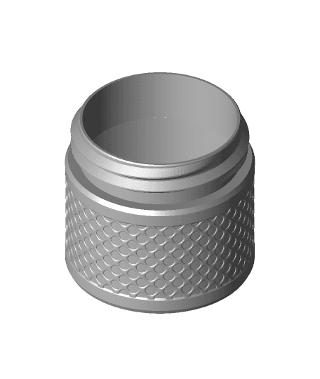 Threaded container 3d model