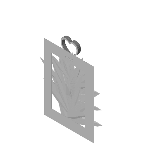 Remix of5x7 Picture Frame Template.stl 3d model