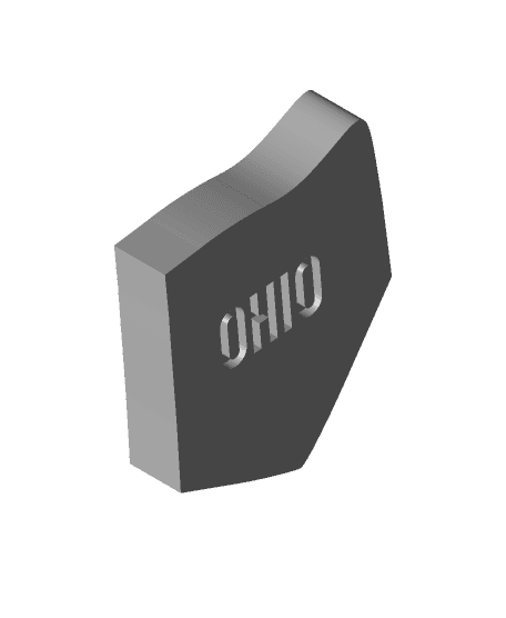 Merica Fridge Magnets - MMU version - OHIO 3d model