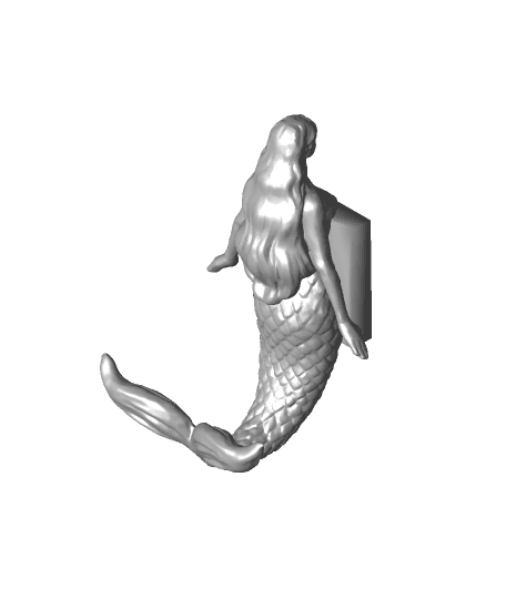 Modular Mermaid Hook 3d model