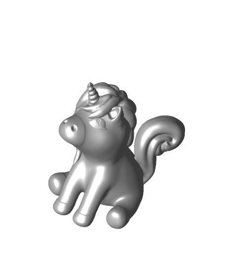 Cute Unicorn - 3D model by ChelsCCT (ChelseyCreatesThings) on Thangs
