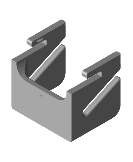 Modular skateboard wall rack  3d model