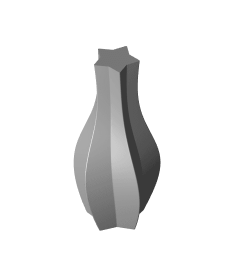 Star vase 3d model