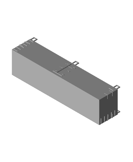 N scale wood ice refrigerator boxcar 3d model