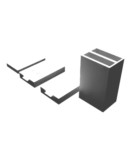 Card Drawers [.BLEND INCLUDED] 3d model