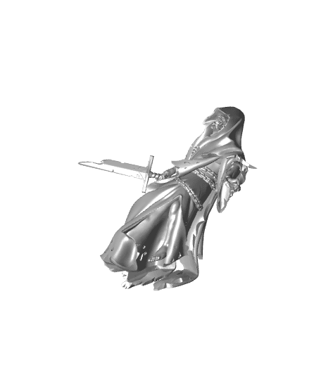 Ghost A - With Free Dragon Warhammer - 5e DnD Inspired for RPG and Wargamers 3d model