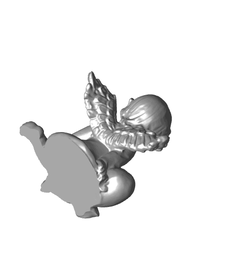 Cherub angel X2 3d model