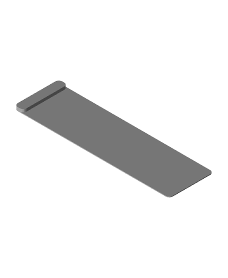 Simple Bookmark 3d model