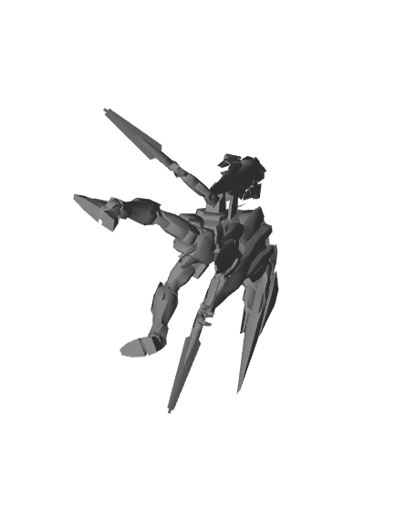 GN-0000 Gundam Raiser 3d model
