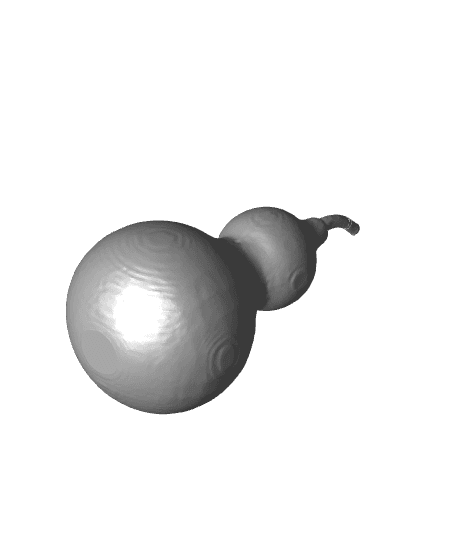 Purple gourd  3d model