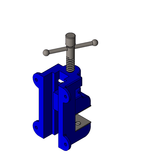 Mechanical Bench Vise  3d model