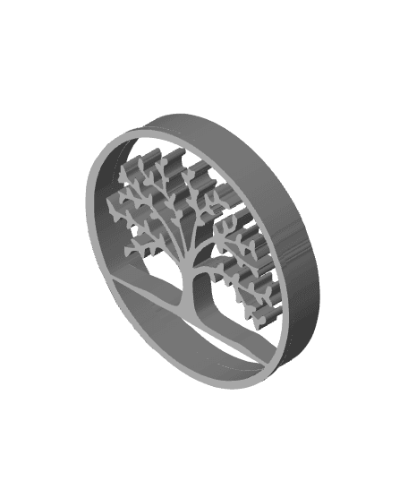 Tree Of Life Cookie Cutter, Biscuit Cutter 3d model