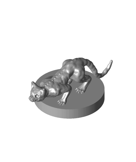 Zombie Cat 3d model