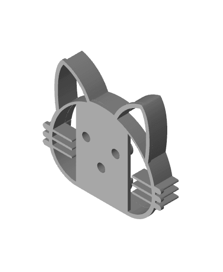 Cat Cookie Cutter, Biscuit Cutter 3d model