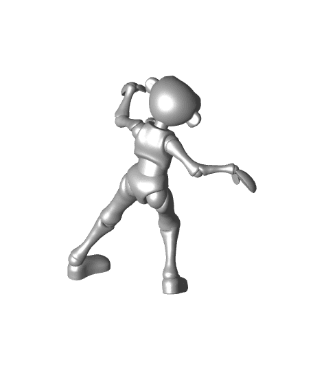 Puppet 01 (25mm Base) 3d model