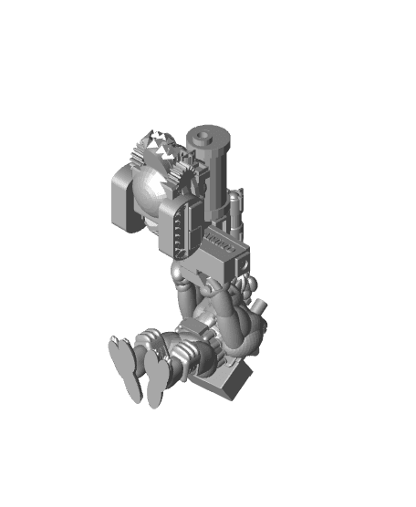 FHW: Zorblin Heavy cannon with Mek Gerb 3d model