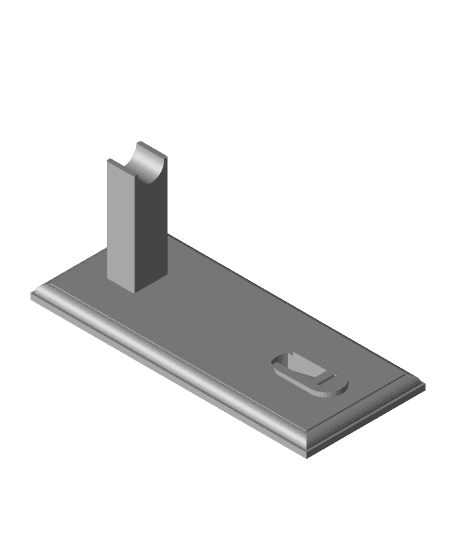Walther PPK Silencer Gun Display Stand 3d model