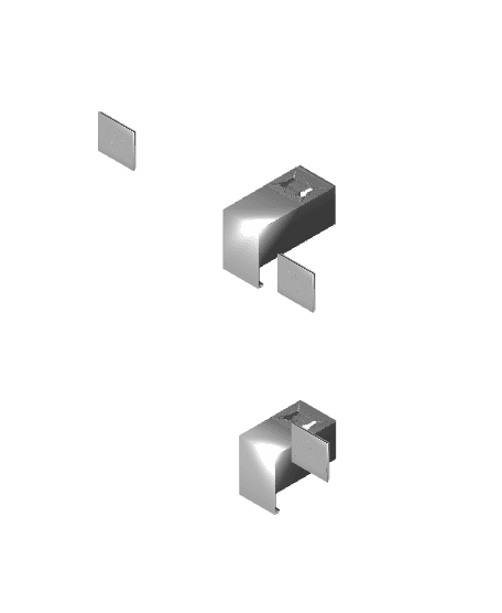 Zeiss Lens Wipes Wall Mount Dispenser 3d model