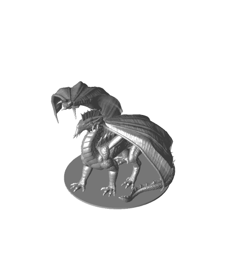Ancient Silver Dragon 3d model