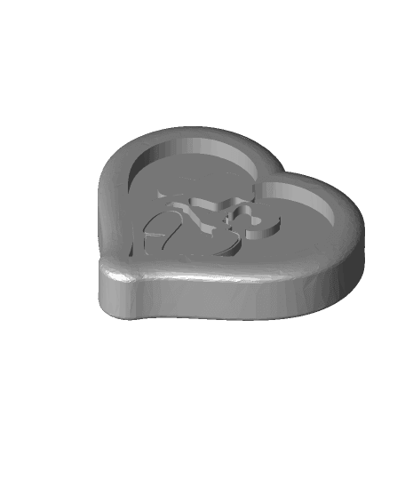Mother with Son pendant or magnet mirror 3d model