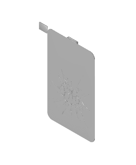 Hulk 150x250mm Backer Plate 3d model