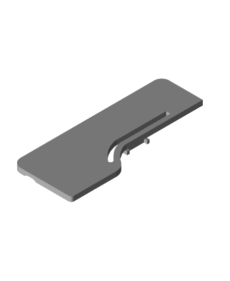 HP mouse 300 Battery cover 3d model