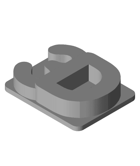 Mini Display 3D printer 3d model
