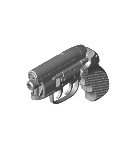 Blade Runner Snubnose Blaster - 3D Print Files 3d model