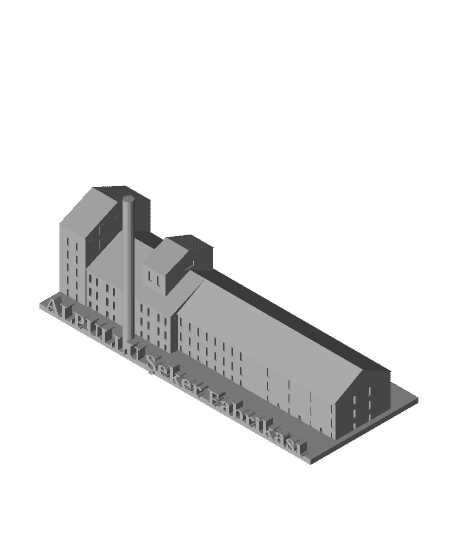 Alpullu Sugar Factory 3d model