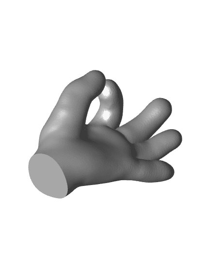 EMOJI HAND 👌 OK HAND SIGN 3d model
