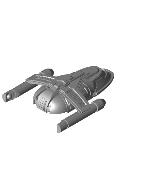 CSS Galileo - With Free Cyberpunk Warhammer - 40k Sci-Fi Gift Ideas for RPG and Wargamers 3d model